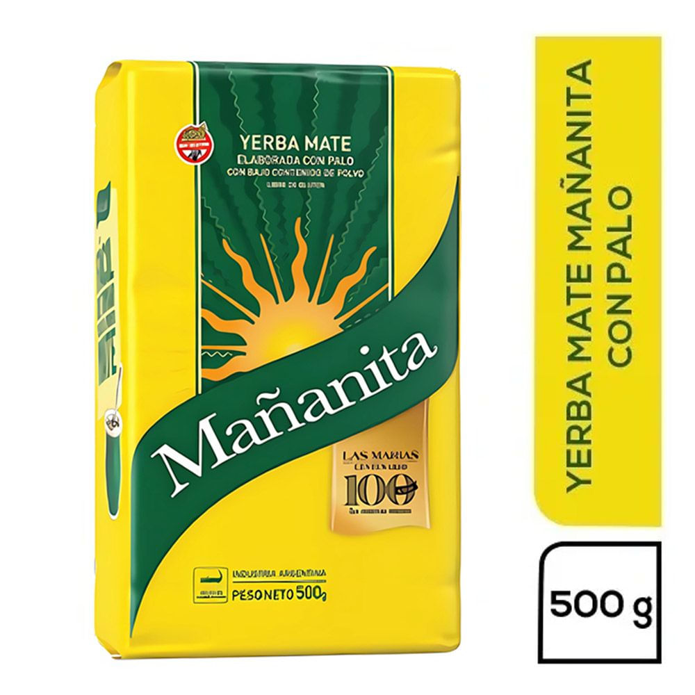 Yerba Mate Mañanita Bcp Empaque 4 Flex 500gr