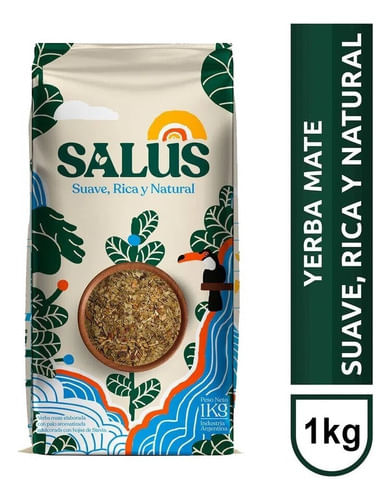 Yerba Mate con Palo Edulcorada Salus 1Kg
