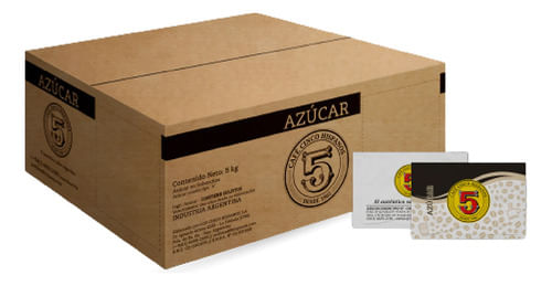 Azucar 5 Hispanos 800 Sobres 6,25g c/u 5kg