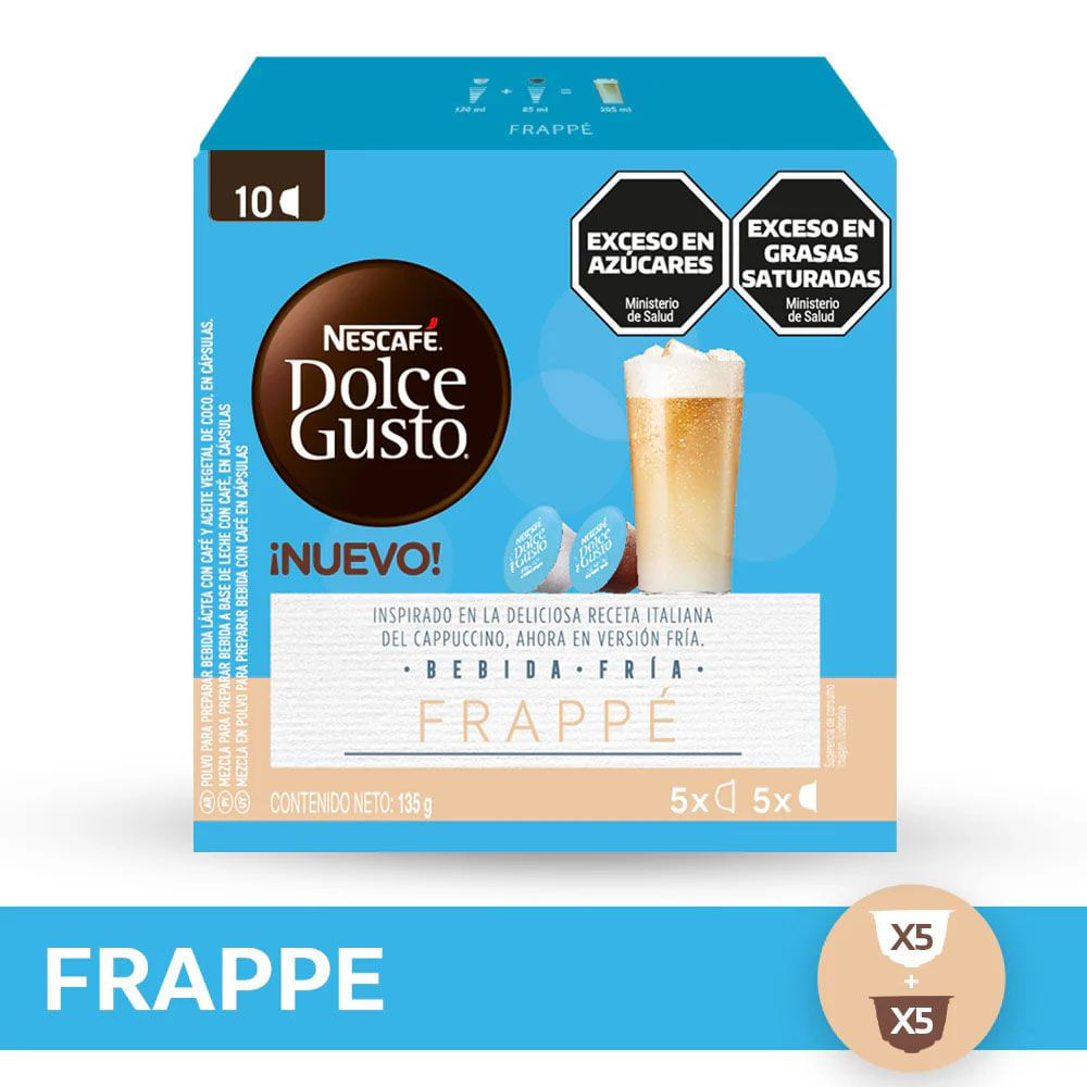 Café en Capsulas NesCafé Dolce Gusto Frappe 10 unidades