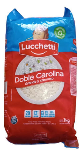 Arroz Lucchetti Doble Carolina Sin Tacc 1Kg