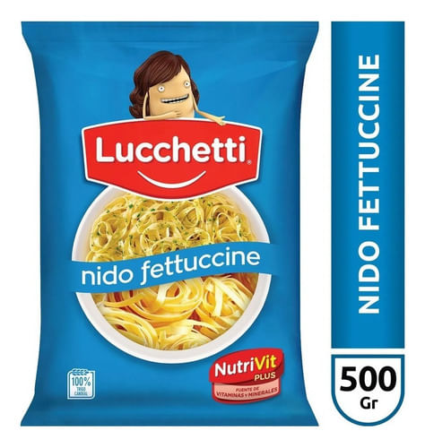 Fideos Nido Fettuccini Lucchetti 500gr