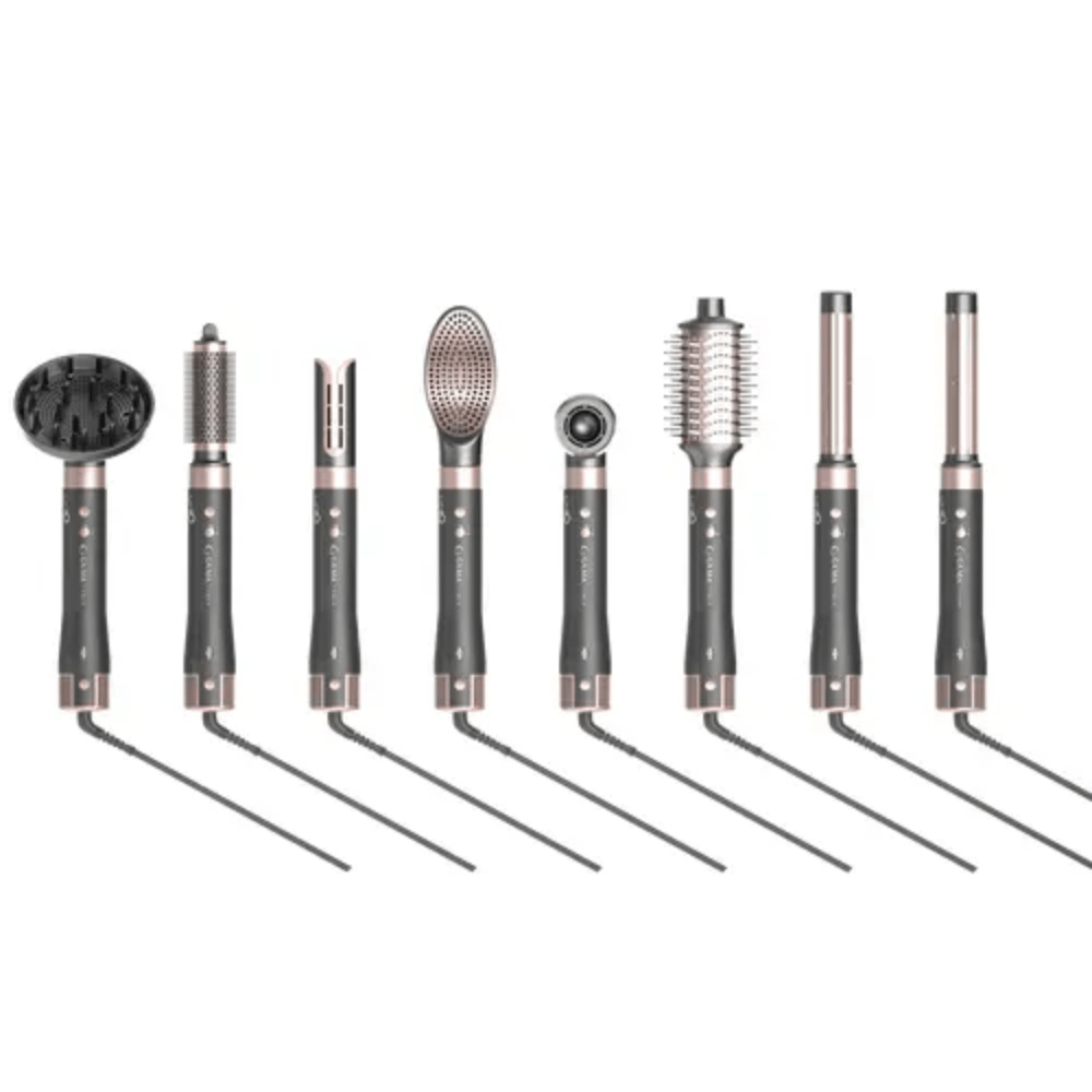 GA.MA Uniq Aura Multistyler 8 en 1 – Alisa, Riza, Da Volumen y Más con Efecto Coanda