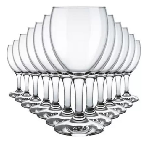 Copa Windsor Vino Vidrio Nadir 250 Ml X12 Color Transparente