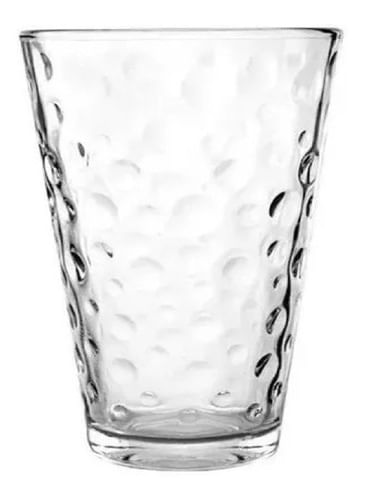 Set X24 Vaso Noa Burbujas Trago Largo Rigolleau 400 Ml