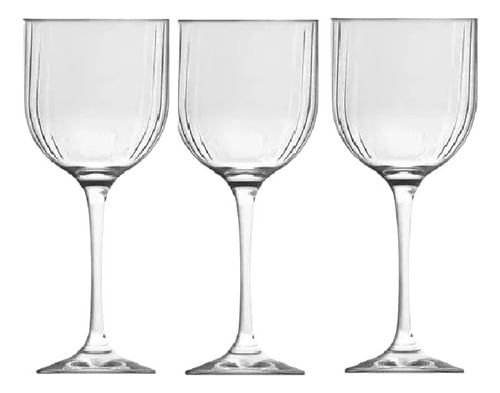 Copa Fiore Vino Agua 400ml Nadir Vidrio X6 Unidades