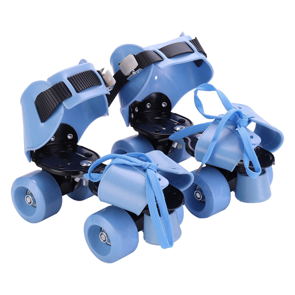 Patin Roller Extensible Gadnic 4 Ruedas Talle 28 al 41 Azul