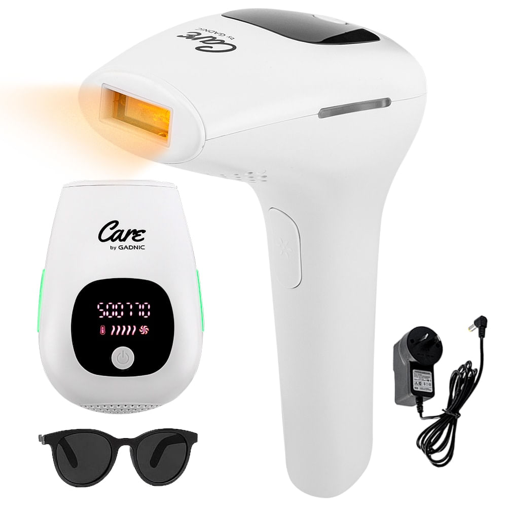 Depiladora Laser IPL990KP Gadnic  Luz Pulsada 5 Intensidades Display LED