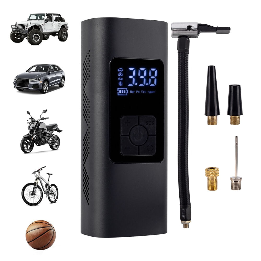 Inflador Portatil Gadnic Bateria Auto 6000mah