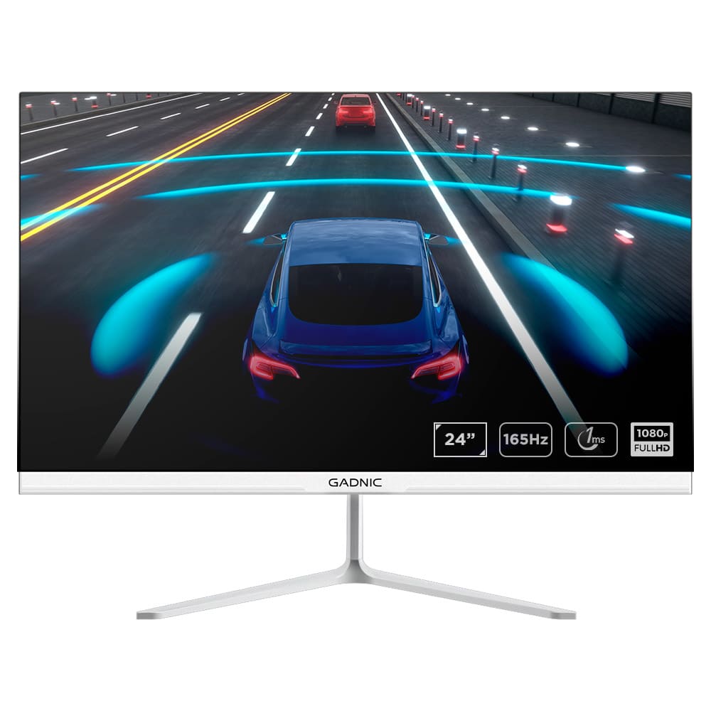 Monitor Gaming Gadnic 24 Plana IPS FHD 165 Hz Sin Bordes