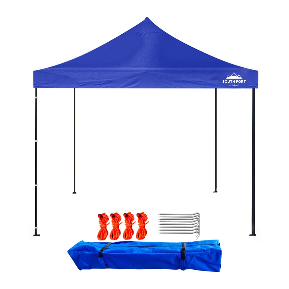 Gazebo Gadnic 3x3M-Nr Plegable Reforzado Estructura Metálica 3x3 Azul