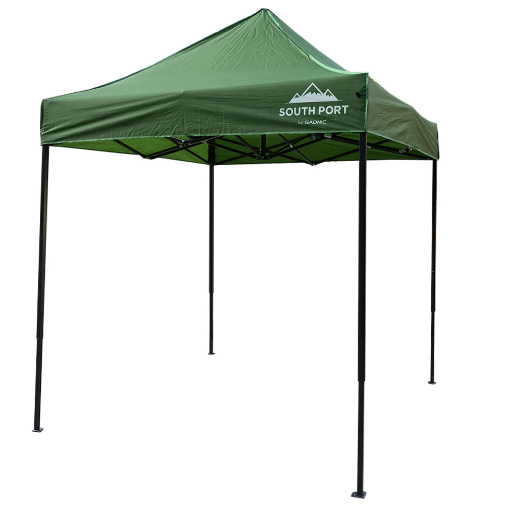 Gazebo Gadnic Impermeable Sin Paredes 2x2m Verde