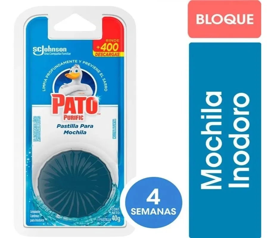 Pastilla para Mochila Antisarro Pato Purific 40gr