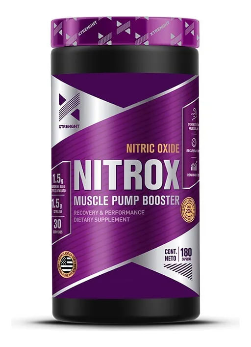 Suplemento en Capsulas Xtrenght Nutrition Nitrox Oxido Nitrico