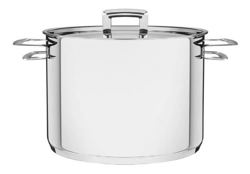 Olla Alta Tramontina Brava Acero Inox Fondo Triple 22cm 4,6l
