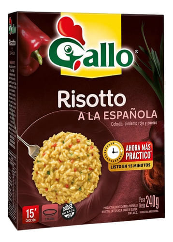 Arroz Gallo Risotto a la Española 240gr