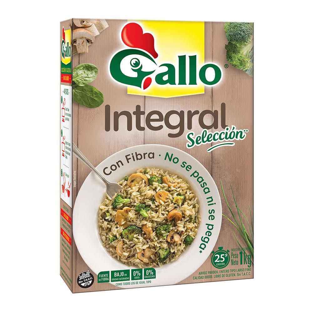 Arroz Gallo Integral Seleccion 1Kg