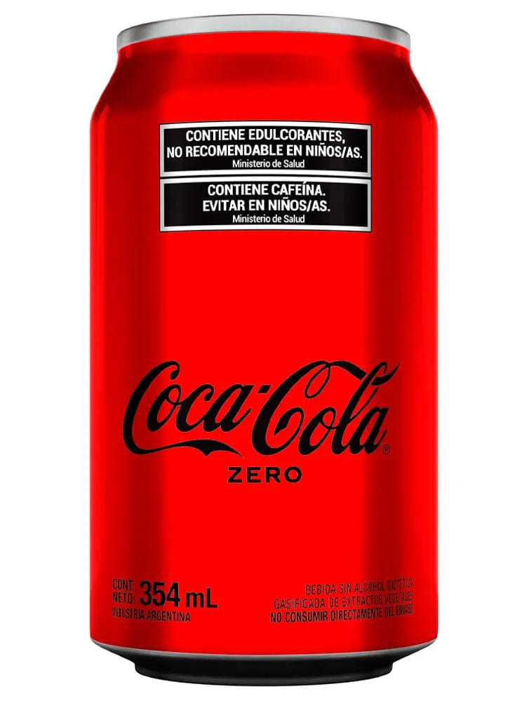 Pack x 6 Gaseosa Coca-cola Zero Sin Azucares 354ml