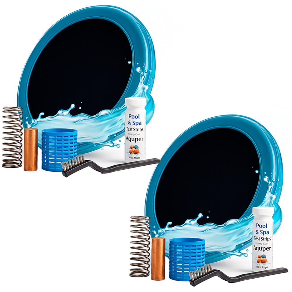 Kit x2 Ionizador para Piletas Gadnic Solar Antisarro y Bacterias
