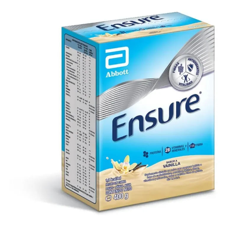 Suplemento Multivitamínico en Polvo Ensure Vainilla 400gr