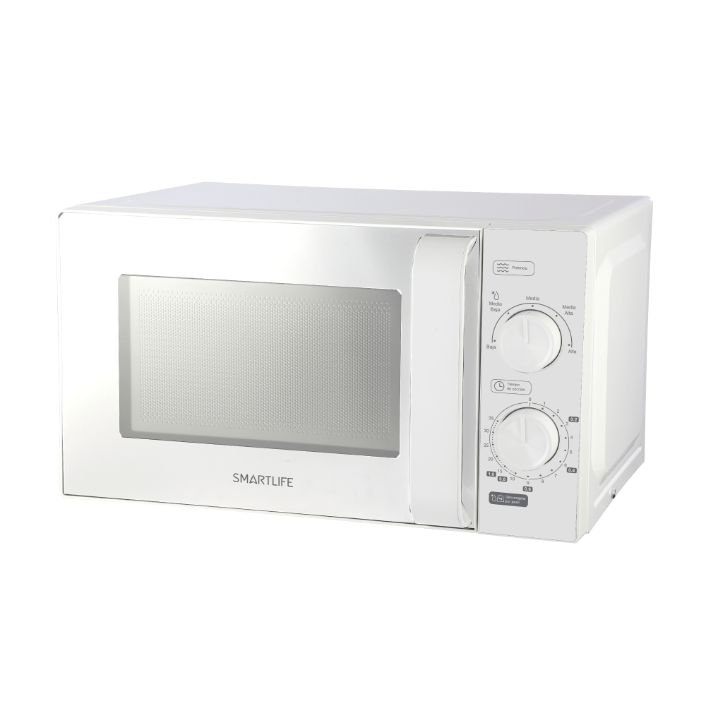 Microondas Smartlife MWO20MMW Mecanico Blanco 20L