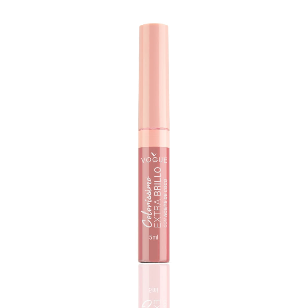Labial Líquido Colorissimo Extra Brillo Vogue Tono Rosé