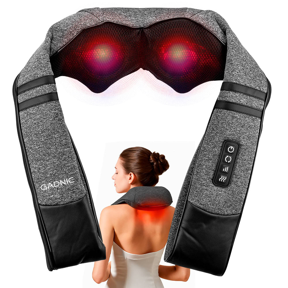 Masajeador De Cuello Gadnic Yapeyú Cervical Recargable Shiatsu