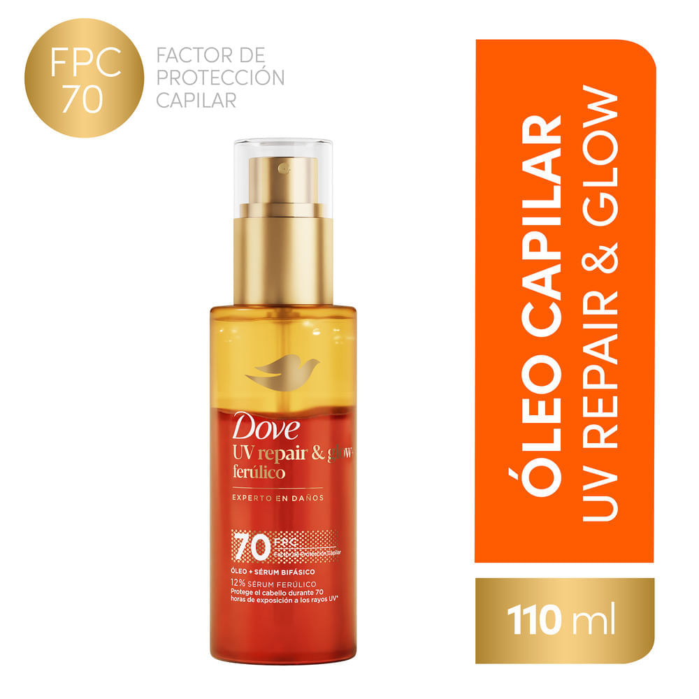 Óleo + Sérum Bifásico Dove UV Repair & Glow 110ml