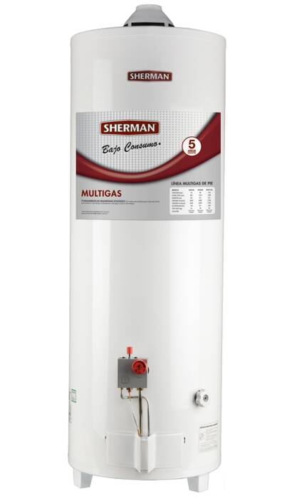 Termotanque A Gas Sherman Tpgp080msh