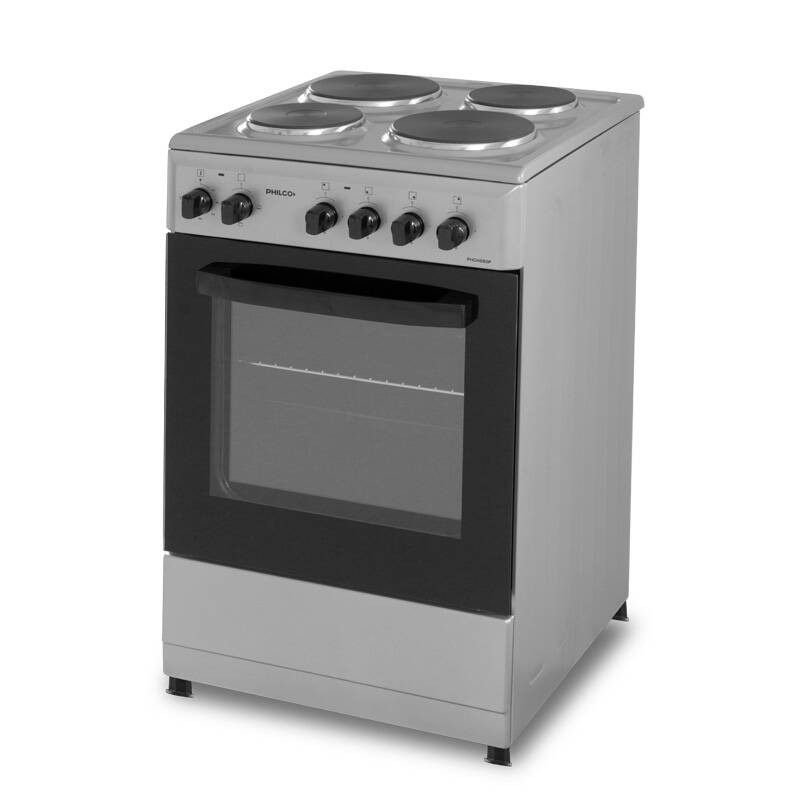 Cocina Electrica Philco Electrica Sin Tapa en Plateado (Phch050p)