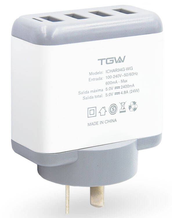 Cargador Portatil Tagwood Ichar34g