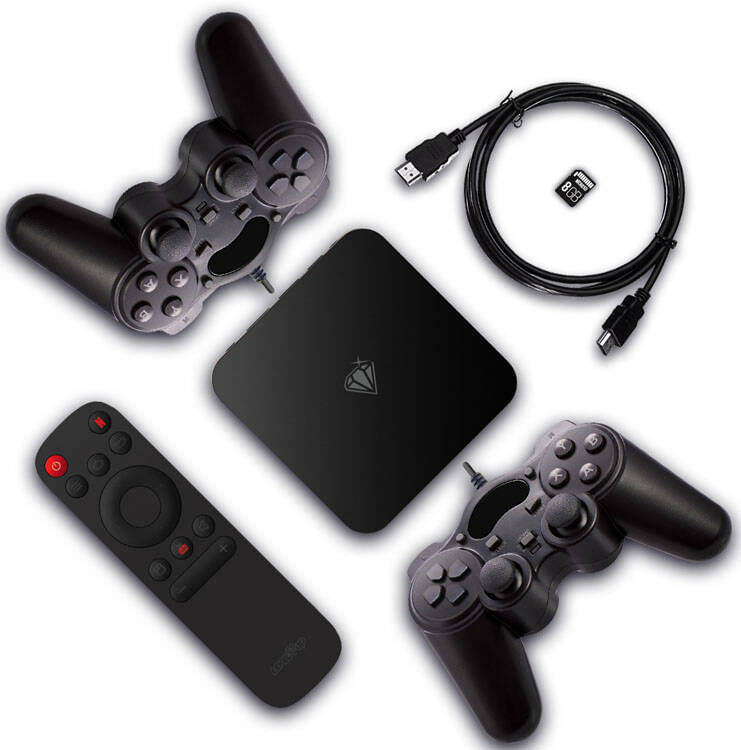 Consola Retro Retroplay Level Up Retroplay Lt 8 Gb Negro + Juegos