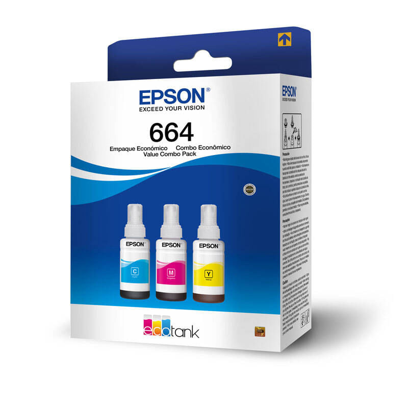 Pack de Botellas de Tinta Epson T664520-3P