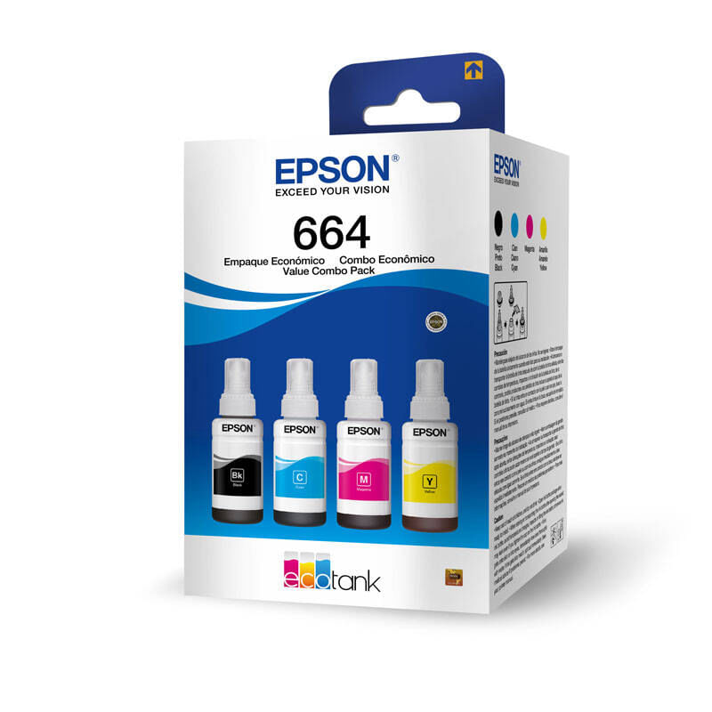 Pack de Botellas de Tinta Epson T664520-4P