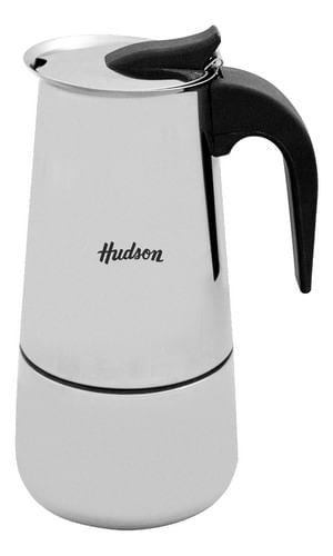 Cafetera Italiana 9 Tazas De Acero Inoxidable