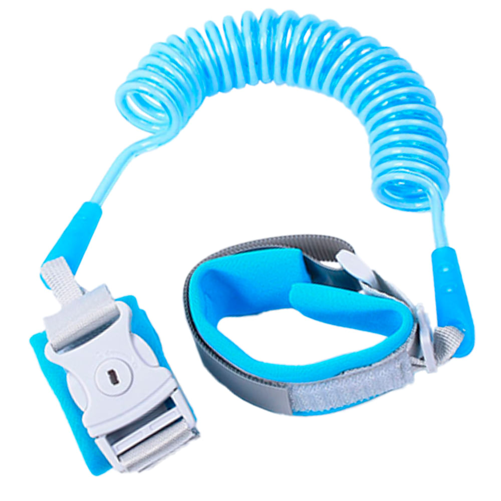 Pulsera Muñequera de Seguridad Celeste Gadnic BEBE94 Para Niños Anti-Pérdida