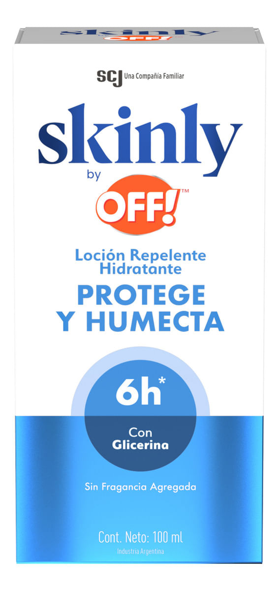 Loción Repelente Skinly By Off Protege y Humecta 100ml