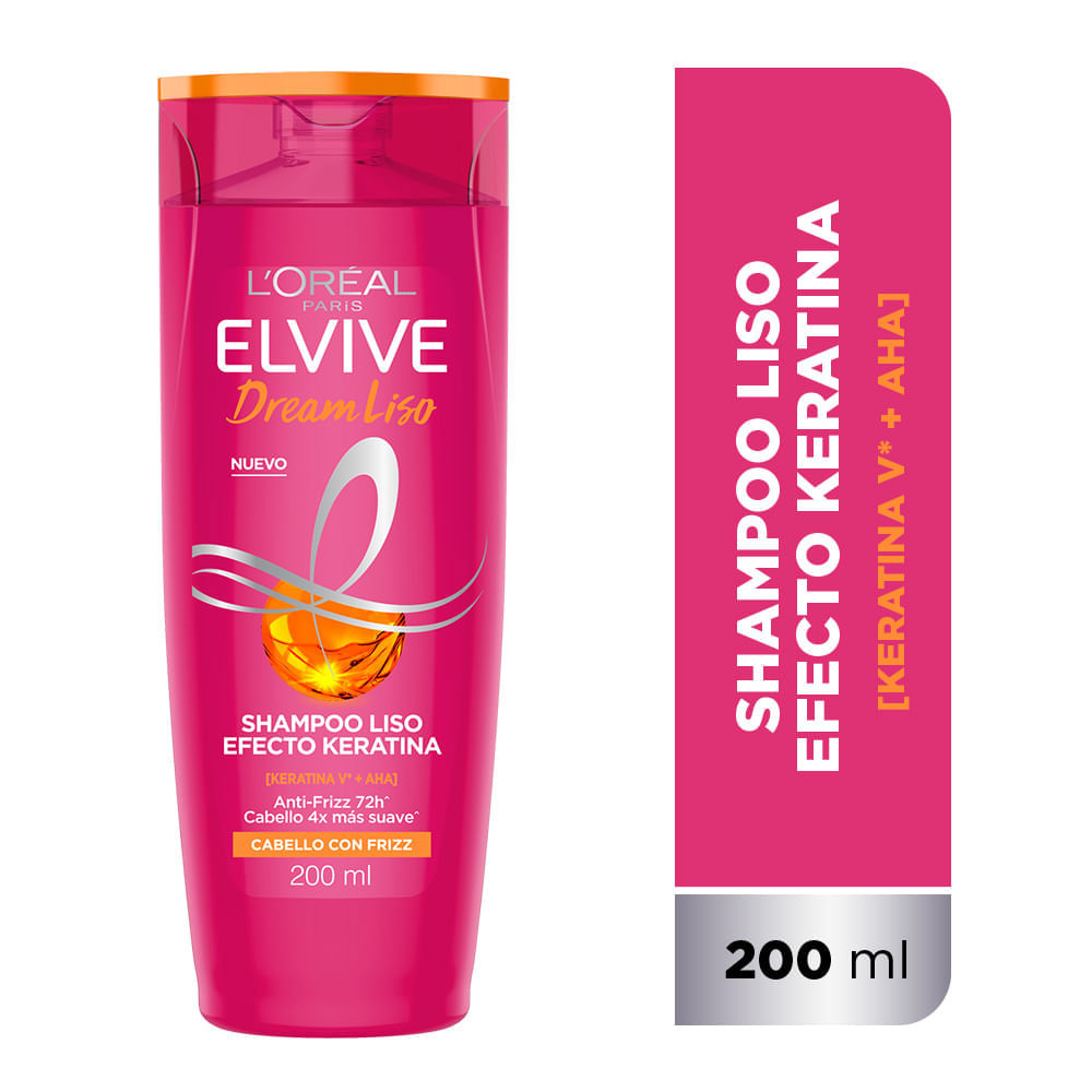 Shampoo Dream Liso Efecto Keratina