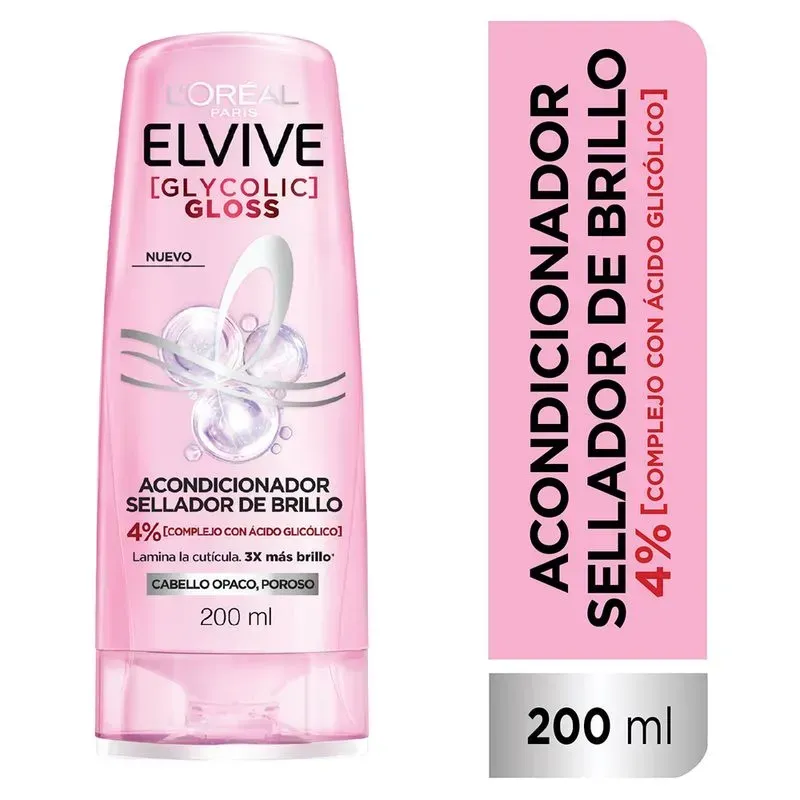 Acondicionador Elvive Glycolic Gloss 200 Ml