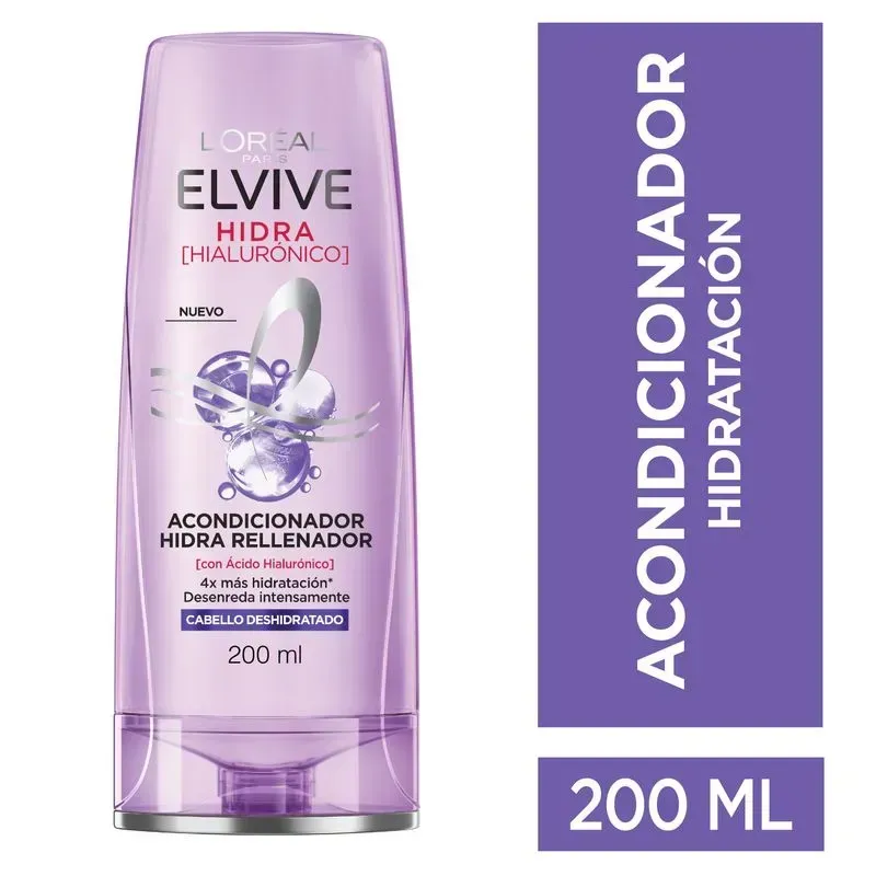 Acondicionador Elvive Hidra Hialurónico Rellenador 200 Ml