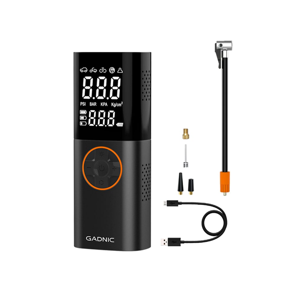 Inflador Inalámbrico Gadnic 150 Psi Digital con Linterna