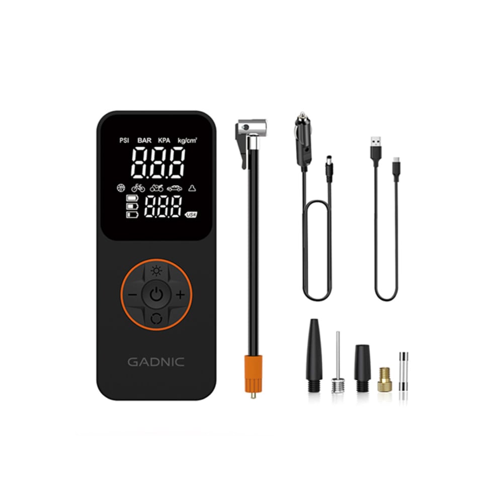 Inflador Inalámbrico Gadnic Portátil Compresor de Aire 2600 mAh