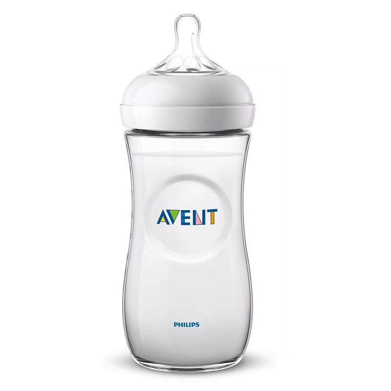 Mamadera Philips Avent Natural, 330ml, 6m+ Sin BPA