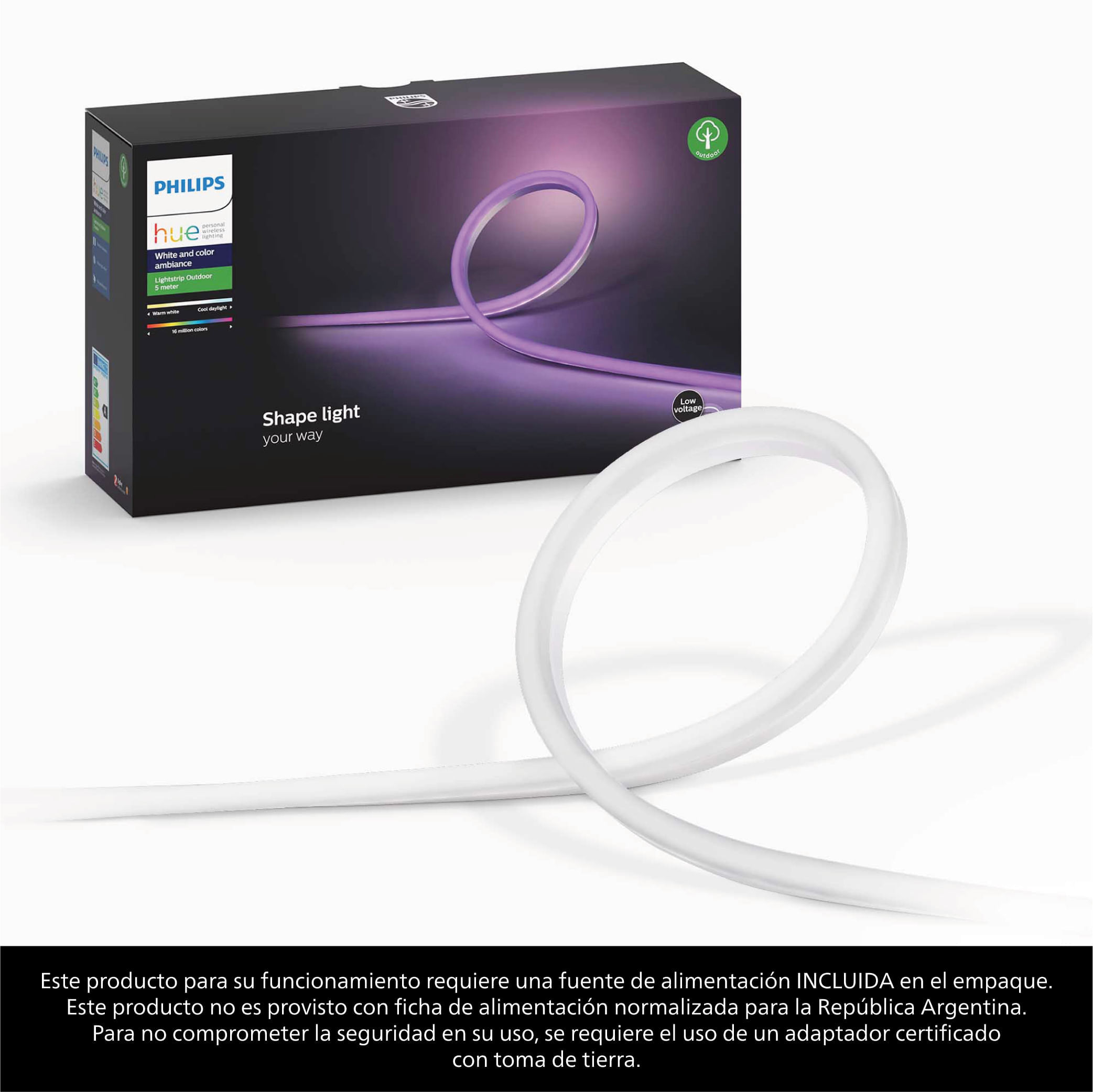 Philips Hue Tira de luz exteriores 5 metros Smart