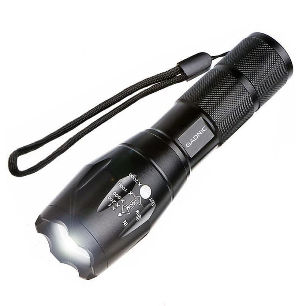 Linterna Recargable Gadnic 5 Modos IP44 Camping