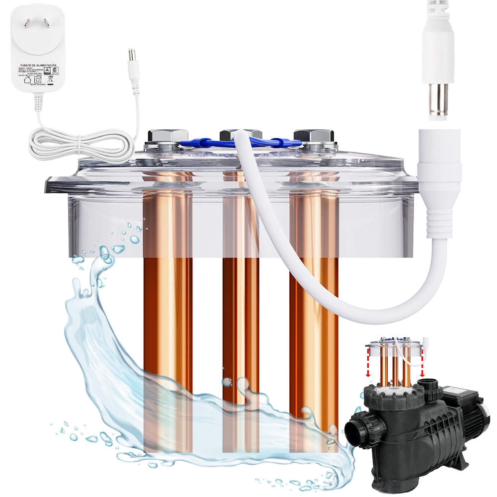 Ionizador para Piletas Gadnic Eléctrico Barras de Cobre