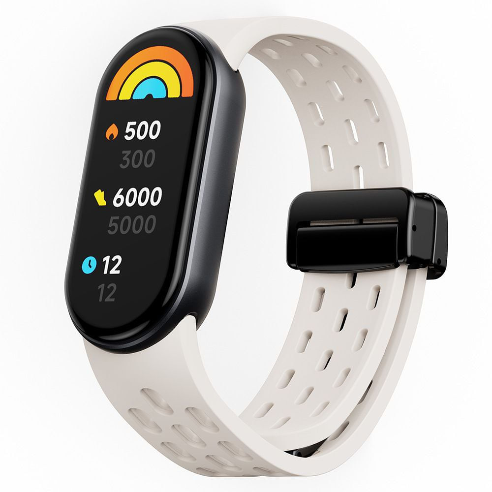 Malla Iman Para Xiaomi Mi Smart Band 8 9 1.62 Band 10 1.72 Marfil