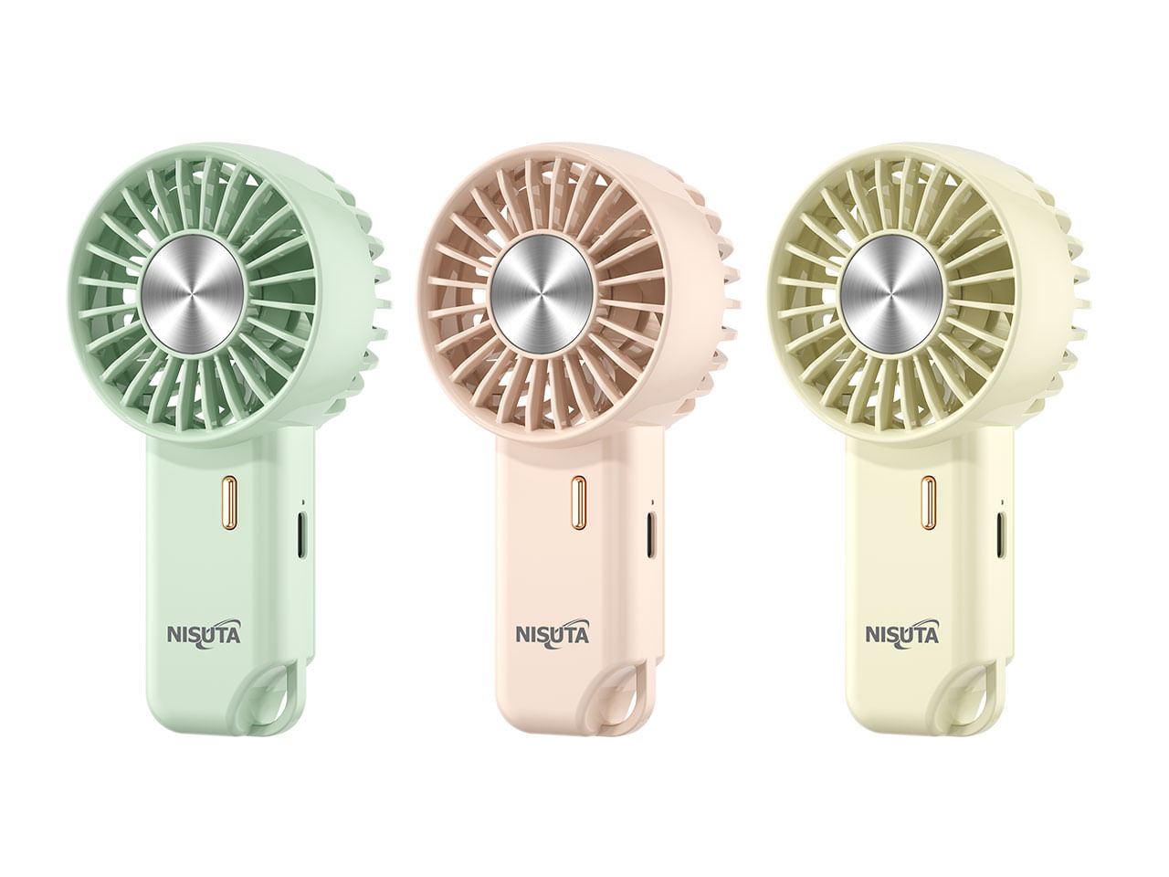 Ventilador portátil BEIGE bateria recargable NISUTA - NSFANUP1