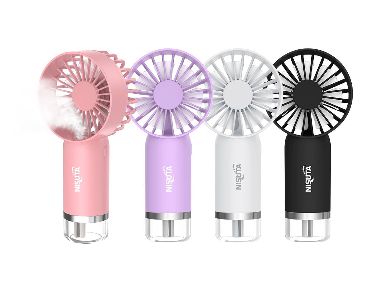 Ventilador portátil con vapor refrescante BLANCO NISUTA - NSFANUPS