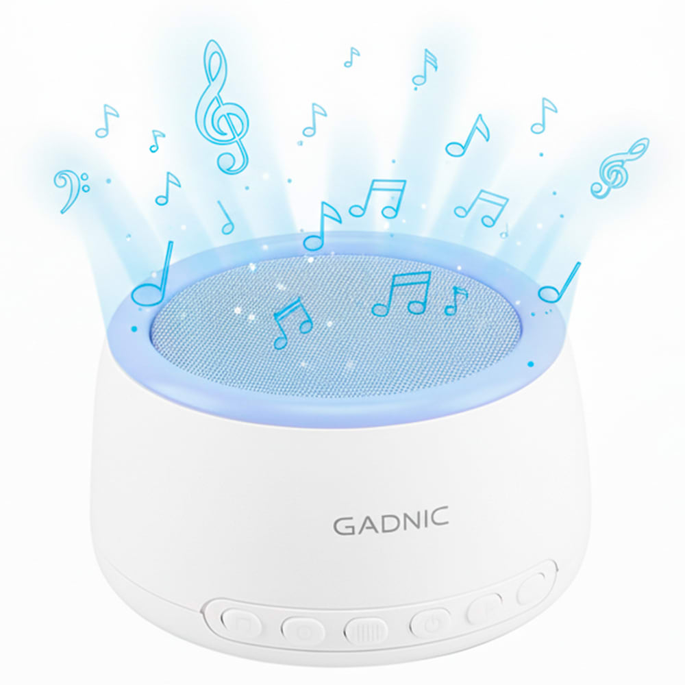 Maquina De Ruido Blanco Gadnic FR5 Bluetooth 32 Sonidos Para Dormir